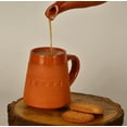 thumbnail image 3 of Terracotta Plain Coffee Mug Curved, 3 of 15