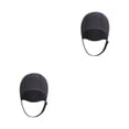 thumbnail image 1 of Toystoory Neopreno Swim Thermal Hood Cap Sombrero impermeable Práctica Traje de baño para Negro tamaño libre 2Conjunto, 1 of 1