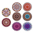 thumbnail image 2 of 6/8 Uds., Posavasos de corcho de cerámica con aismiento térmico, posavasos para vajil, alfombrils para tazas de café, mantel individual - 8 piezas Sunnimix Mantel individual de cerámica, 2 of 8
