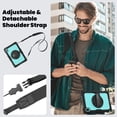 thumbnail image 7 of Case for Matepad SE 11 Inch 2024 with Screen Protector, 360 Degree Rotating Kickstand Hand Strap Heavy Duty Shockproof Cover with Shoulder Strap, Sky Blue PC, 7 of 7