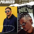 thumbnail image 2 of Gafas de Sol Joopin Vintage Semi Al aire Polarizadas UV400, 2 of 6