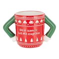 thumbnail image 1 of Taza Hometrends Uggly Sweater Pigmas 621 ml Verde, 1 of 2