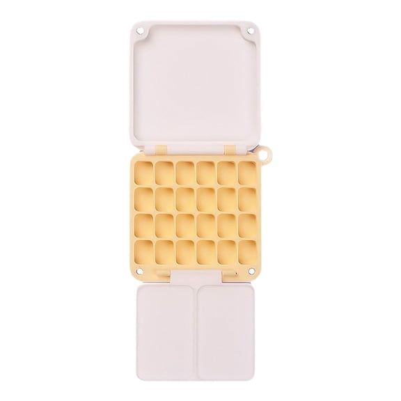 Empty Watercolor Tins Box with Pans Watercolor Paint Palette Watercolor Box with Lid Watercolor Pans for Travel Painting