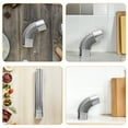 thumbnail image 2 of 3pcs Stainless Steel Gas Water Heater Flue Pipe Set 90 Degree Elbow And Straight Tube High Temperature Resistant For Chimney Ventilation, 2 of 8