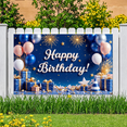 thumbnail image 5 of Decorative Design Birthday Party Banner Colorful Balloons Celebration Banner for Kids Party Indoor Decoration Event, 5 of 8