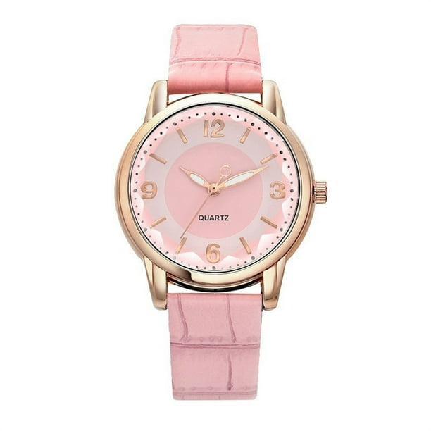 Price cut Hard Work Two-color Dial Quartz Ladies Watch Creative Belt Watch Women