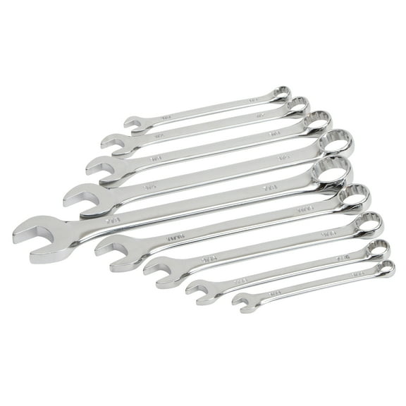 Ironton 9-Pc. SAE Full-Polish Wrench Set
