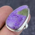 thumbnail image 2 of Natural Purpurite Gemstone Handmade 925 Sterling Silver Jewelry Ring Size 9, 2 of 2