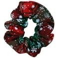 thumbnail image 1 of Qarigey Copo de nieve de Navidad Impreso Lazo para el cabello Banda elástica para el cabello Titular de cola de caballo para mujeres niñas Tipo 1 Accesorio para el cabello Navidad 4, 1 of 7
