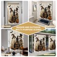thumbnail image 5 of Vintage Halloween Shower Curtain - Water Repellent Fabric Shower Curtains Washable, Funny Ghost Black Cat Skull Decorative Polyester Cloth Bathroom Curtains Modern Bath Decor 36"x72", 5 of 8