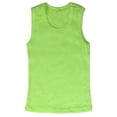 thumbnail image 3 of ToBeInStyle Girls' Pack of 4 Ribbed Cotton Tank Tops - Neon - 5 Years Old, 3 of 7