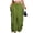 7# Army Green, variant on Women's Palazzo Pants Wide Leg Lounge Convertible Maxi Skirt with Pockets Casual Comfy Trousers Gray M