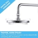 thumbnail image 2 of Shower Connector Ball Joint Adjustable Shower Head Swivel Ball Adapter Brass for Shower Arm, 2 of 5
