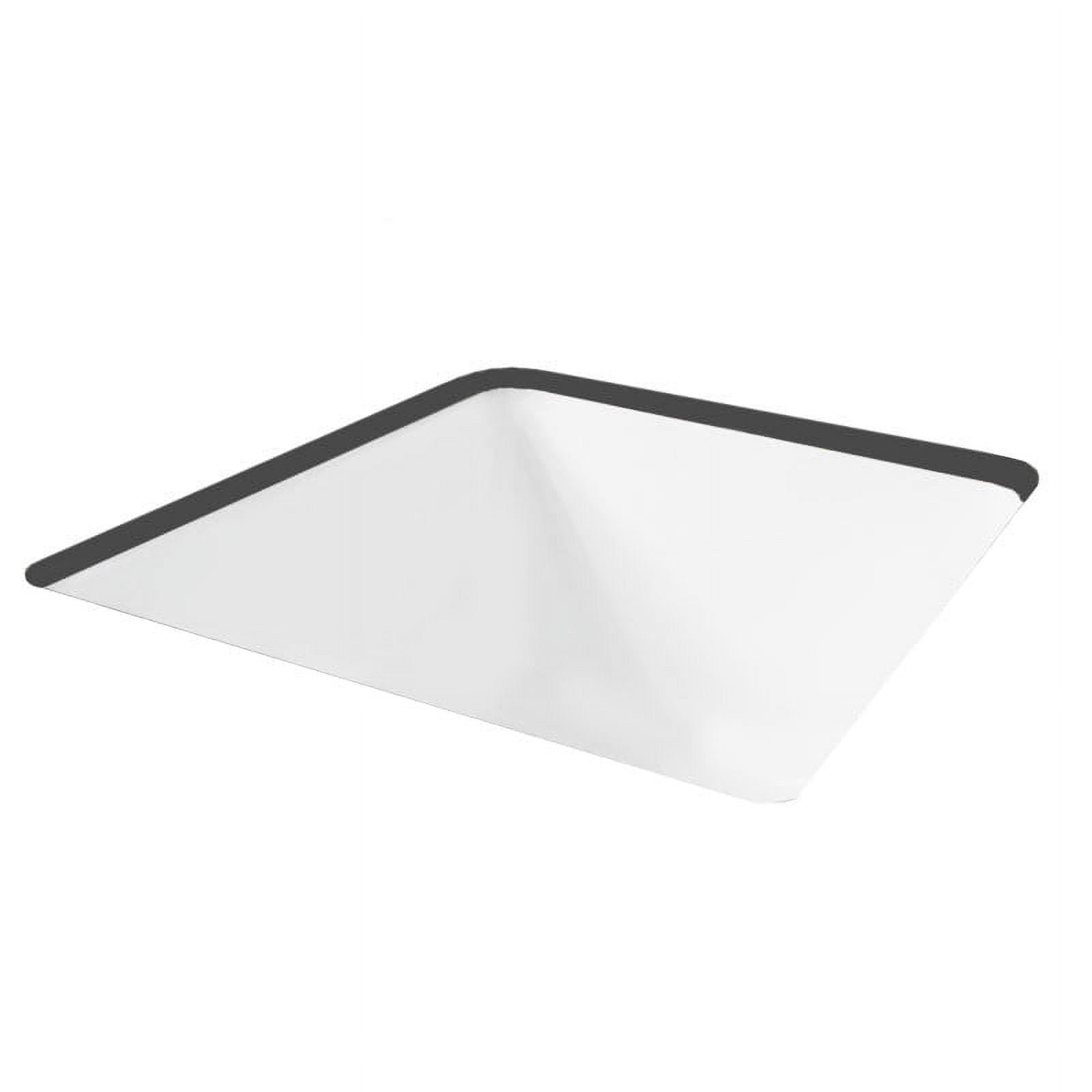 Miseno MCI28-0UM-78 16" Single Basin Undermount Cast Iron Kitchen Sink; Black