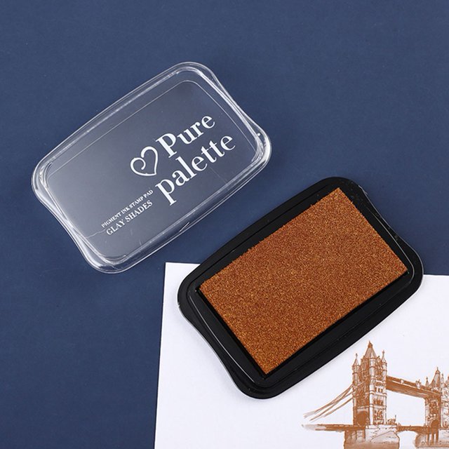 MYG Tampon d'Encre Grande Taille Couleur Unie pour Bricolage Scrapbooking