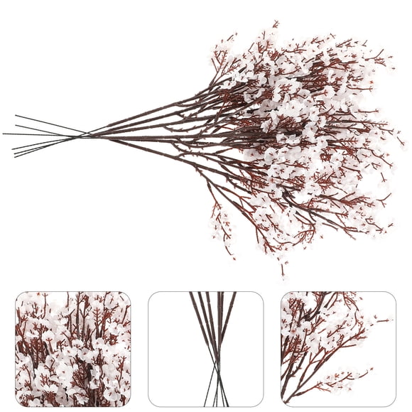 NUOLUX 6Ud Ramo De Flores Artificiales Gypsophila Con Apariencia Para Interior