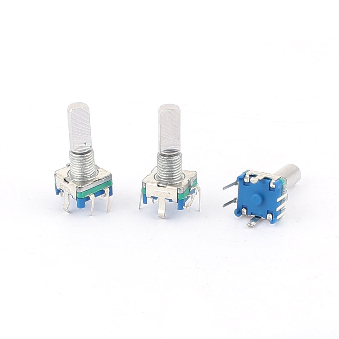 3pcs 6mm D Shaft 20 Detents Points 360 Degree Rotary Encoder Push