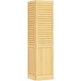 thumbnail image 2 of Kimberly Bay Plantation Louver-Panel Solid Core Unfinished Wood Bi-fold Door, 2 of 11