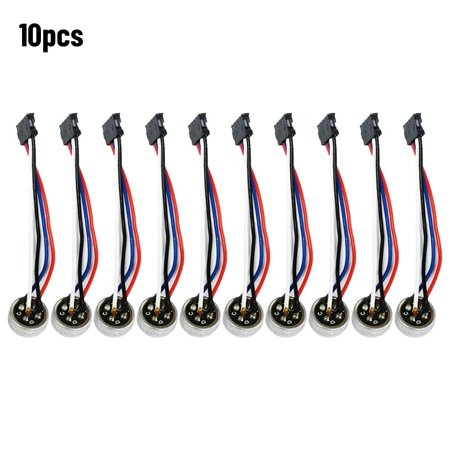 10pcs High Quality 6*27mm Electre Welding Wire Microphone With Terminal High Sensitivity Mobile Phone Anti-interference Mic atomizer Microphone Head Line