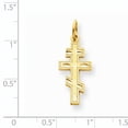 thumbnail image 2 of Beautiful 14k Eastern Orthodox Cross Charm, 2 of 2