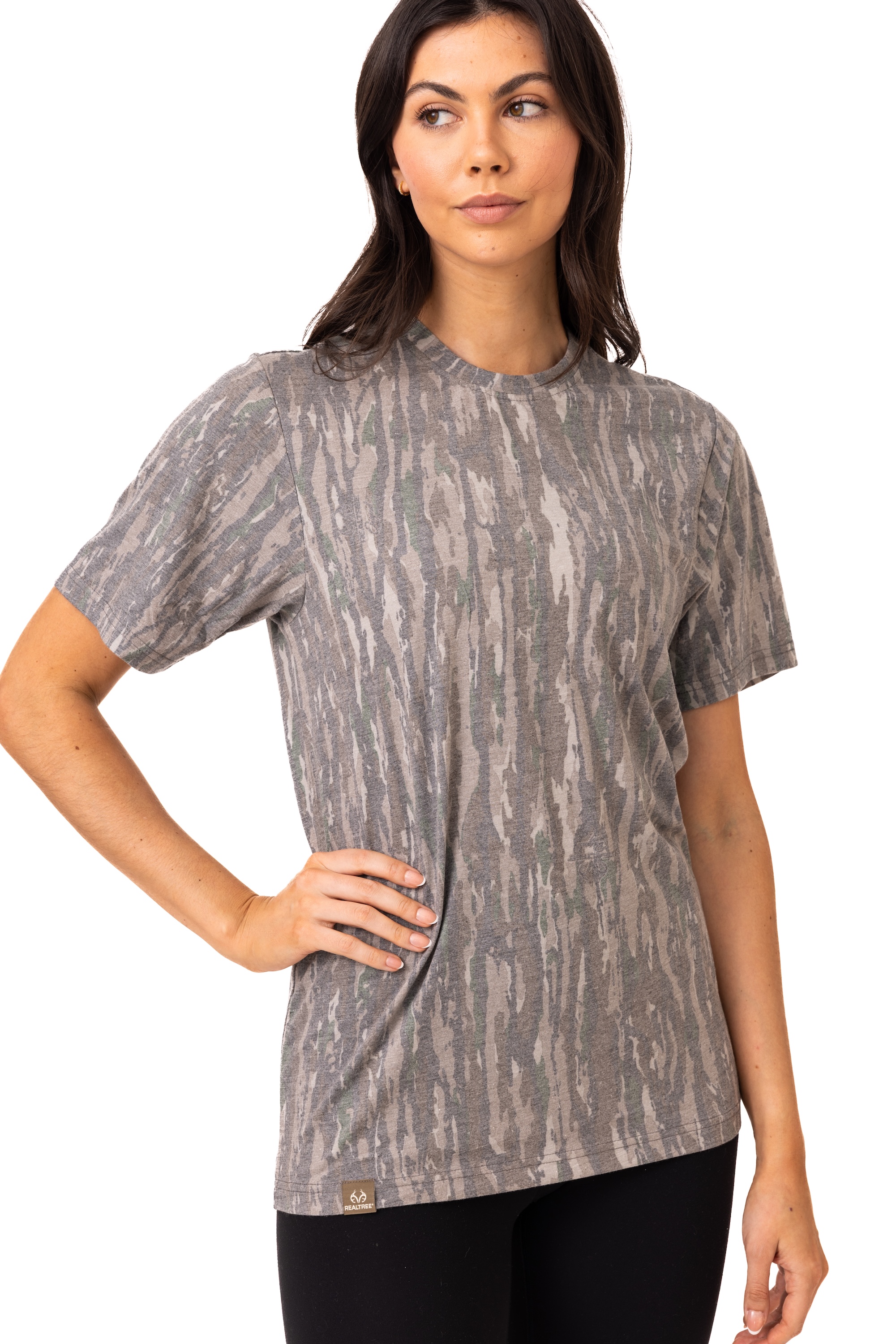Realtree Camo Tri-Blend Short Sleeve Shirt – Lightweight & Soft, Outdoor & Hunting Apparel