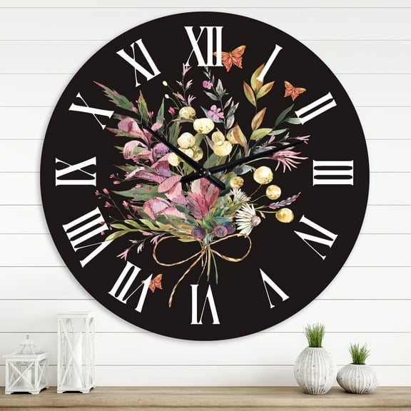 Designart 1 in Quartz Traditional Wall Clock