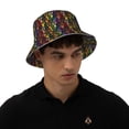 thumbnail image 4 of Kdxio Reflective Bucket Hat - Colorful Dreamcatcher Print Bucket Hat for Men,Women, 4 of 6
