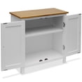 thumbnail image 2 of vidaXL Cupboard 70x35x75 cm Solid Oak Wood, 2 of 5