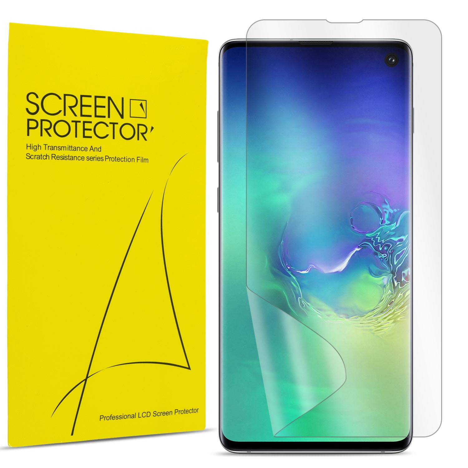 CoverON Samsung Galaxy S10 Screen Protector Self Healing Anti Scratch