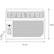 thumbnail image 3 of AIRE ACOND VENTANA 8000 BTUS SOLO FRIO R32 MARCA MIDEA Midea MAW08C1OUMI, 3 of 3