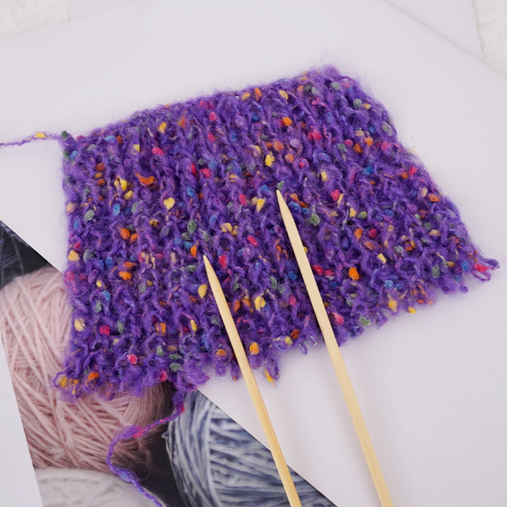 20cm Long Wood Knitting Needle for Beginner Knitting Sweater Sock Scarf