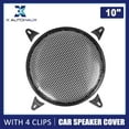 thumbnail image 3 of Audio Speaker Subwoofer Metal Black Waffle Grill Cover Guard 10 Inch Black Car, 3 of 5