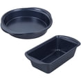 thumbnail image 5 of Wilton Diamond-Infused Non-Stick Bakeware Set 7-Piece Navy Color Baking Pan Set Cake, Muffin, & Bread Pans, 5 of 17