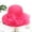 Rose Red, variant on Derby Tea Party Wedding Women's Organza Beanie/White
