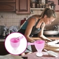 thumbnail image 4 of Pink Plastic Batter Dispenser with Detachable Funnel for Making Octopus Balls and Kitchen Baking Tools, 4 of 6