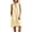 Yellow, variant on Lenpel Cotton Linen Dresses for Women Striped Casual V Neck Sleeveless Tank Dresses Knee Length Dress with Pocket Beach Vacation Sundresses