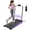 Black with handle, variant on Evitormill Incline Walking Pad, 4 in 1 Under Desk Treadmill with Remote Control and LED Display, Compact Treadmill for Home & Office, Black