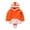 Orange, variant on Odeerbi Toddler Sweatshirt Baby Boys Girls Autumn Winter Animal Style Fleece Pullover Hooded Sweater Top Orange