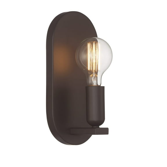 Trade Winds Shay 1-Light Wall Sconce in Oil Rubbed Bronze