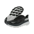 thumbnail image 2 of Hoka One Mens Clifton 9 Road Running Shoes - Black/White - 9.5, 2 of 3