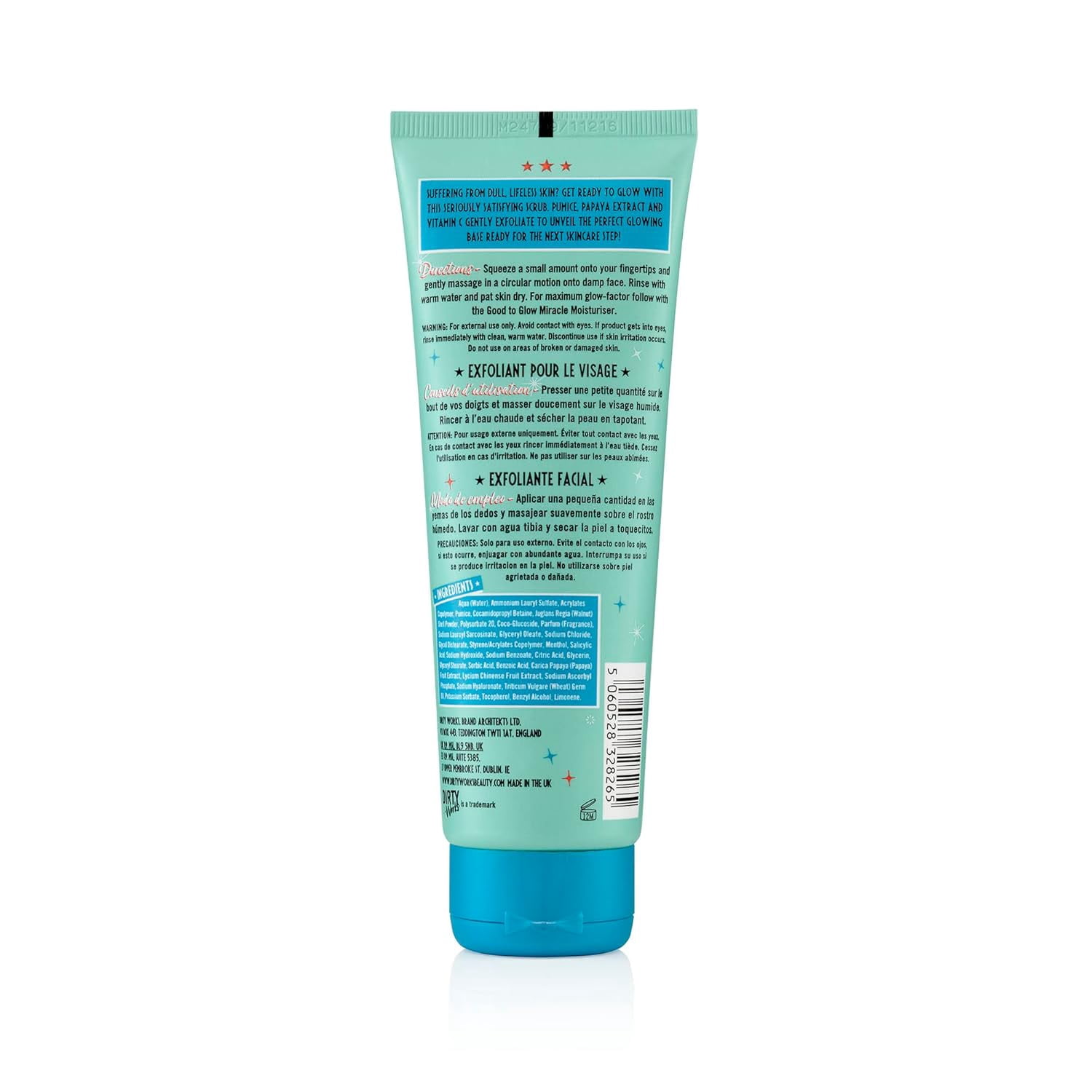 DIRTY WORKS Good To Glow Vitamin C Face Scrub