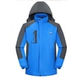 thumbnail image 3 of Yangnuo Mens Casual Fashion Windbreaker Jackets Men's Color Blocked Long Sleeved Hooded Windproof Proof Jacket, 3 of 3