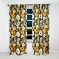 thumbnail image 2 of Designart "Sun-Kissed Bohemian Floral Delight I" Floral Blackout Curtain Single Panel, 2 of 4