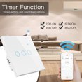 thumbnail image 3 of 1/2/3 Gang WiFi Smart Wall Touch Light Glass Panel For Alexa/Google APP, 3 of 4