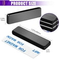 thumbnail image 2 of MIKEDE Neodymium Magnets, 5 Pack Black Super Strong Magnets Bar, Waterproof Heavy Duty Magnet with Adhesive Backing, Rare Earth Small Magnet Strips for Fridge, DIY, Craft, Science - 60x10x3 mm, 2 of 10