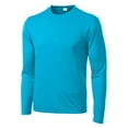 thumbnail image 5 of Yellow Rooster Men's Tall Long Sleeve PosiCharge Competitor Tee Atomic Blue 3XLT, 5 of 6