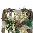 thumbnail image 5 of Northlight Set of 3 Silver LED Rattan Christmas Gift Boxes With Pine Cones, 5 of 5