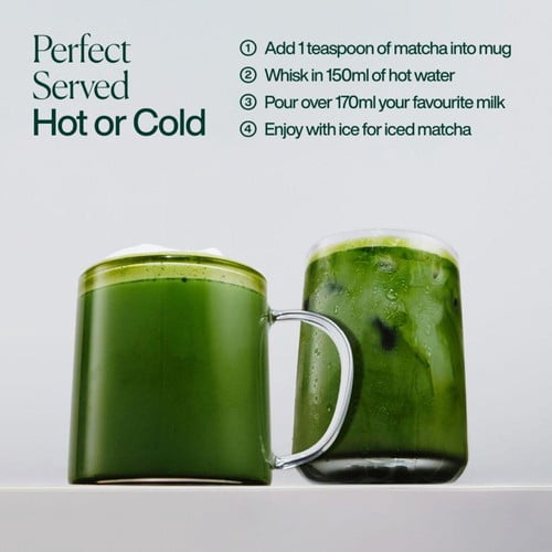 MISSION Perform Matcha Superblend Powder Tea 28g, British Import (Pack of 2)