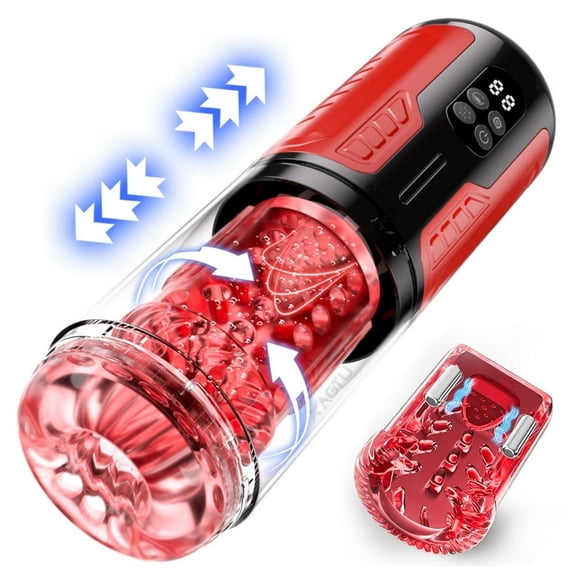 Xbonp Male Masturbator Penis Pump 7 Thrusting & Rotating Modes Male Sex Toys