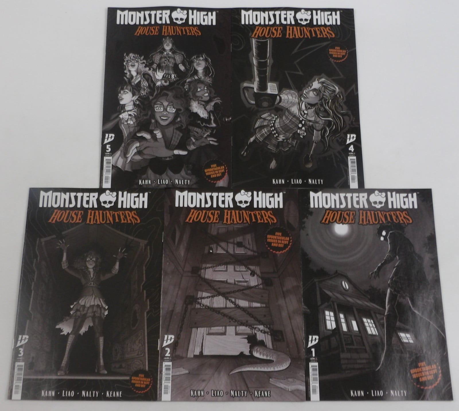 Monster High: House Haunters #1-5 VF/NM complete series 2025 ; IDW
